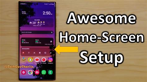 The Best Samsung Home Screen Setup Useful Widgets And Layout Ideas Youtube