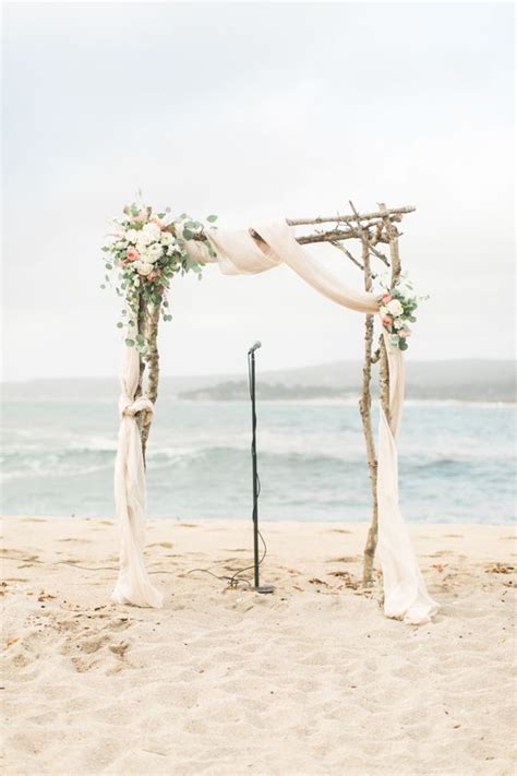 Rustic Beach Wedding Arch Via Wai Reyes