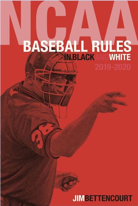 Ncaa Baseball Rules In Black And White Blue River Press Books Ncaa