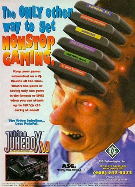 Lets Look And Laugh At Some Wacky Vintage Video Game Ads From The