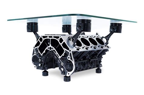 201 table basse moteur v8 juin 2018 table basse moteur table basse table console extensible.  v8 motor tisch  | clear motion v8 tisch motor tisch ...