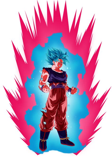 Super Saiyan Blue Kaioken Goku By Epsilonmisery On Deviantart