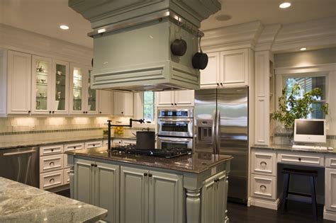 Removed wall and added peninsula with casual seating; 21st Century Bungalow - Contemporary - Kitchen - other ...