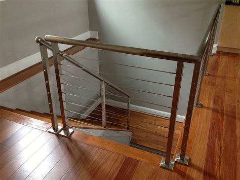 Stainless Steel Square Posts And Our Wire Railing System From Our