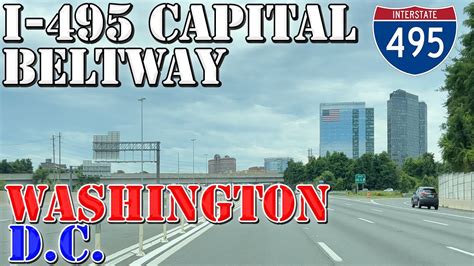 I 495 Outer Capital Beltway Full Loop All Exits Washington Dc