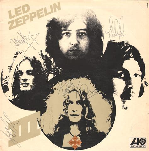 Led Zeppelin Fully Autographed Led Zeppelin Iii Album