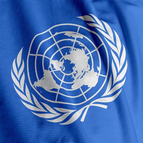 United Nations Flag Closeup Editorial Image Image Of Banner Nations