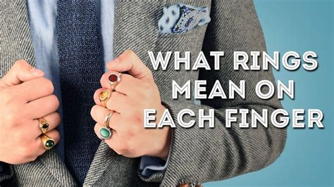 rings and their meaning symbolism for men what finger s to wear a ring on youtube how to