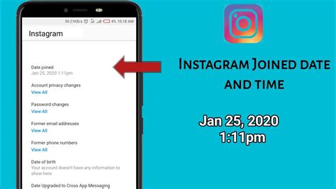 How To Find Instagram Account Joined Date Instagram Creation Date