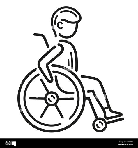 persona con discapacidad en silla de ruedas humano con trastorno de salud física asiento del