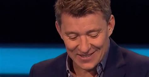 tipping point s ben shephard taken back by contestant s unexpected answer chronicle live