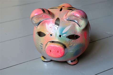 Customised Hand Painted Piggy Bank On Behance