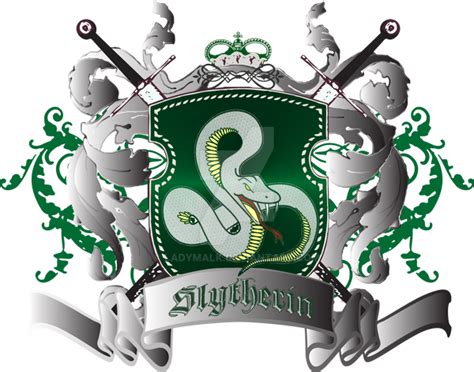 Slytherin Updated Crest By Ladymalk On Deviantart