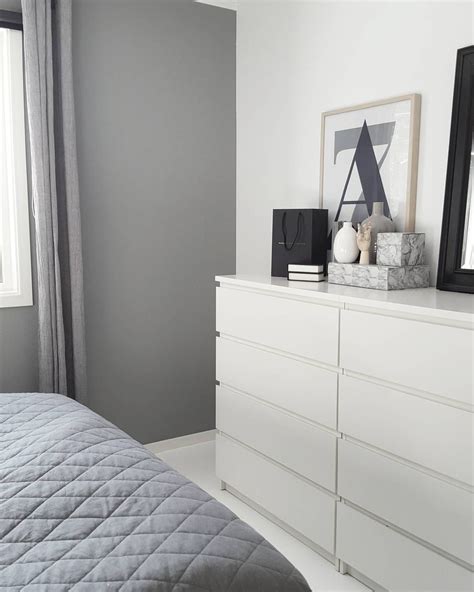 They fit neatly into the space under the bed and will be flush against sides. Ikea 'Malm' dressers @ritavalstad | White bedroom ...
