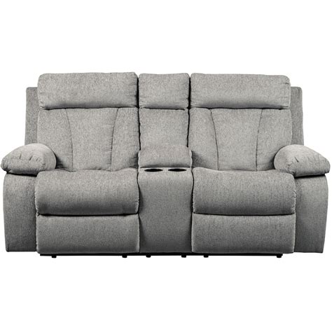 Ashley Signature Design Mitchiner Casual Double Reclining Love Seat