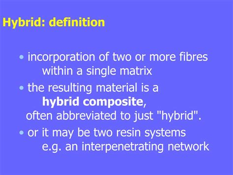 PPT - Hybrid composites PowerPoint Presentation, free download - ID:378999