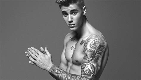 Justin Bieber Supposed Major Photoshop Treatment In Latest Calvin Klein Ad Appears To Be Fake