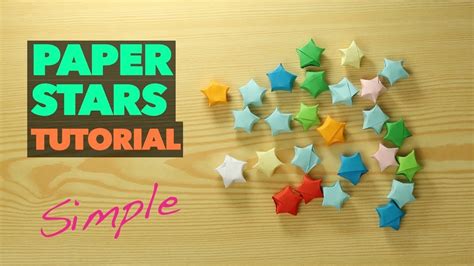 How To Make Lucky Paper Star Origami Chinese Paper Star Very Easy