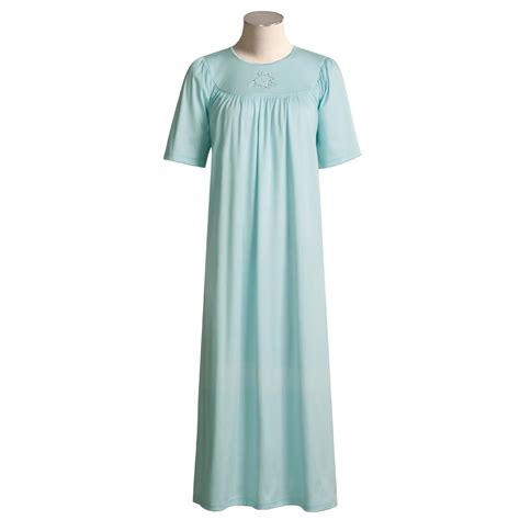 Calida Embroidered Circlet Soft Cotton Nightgown For Women 86920