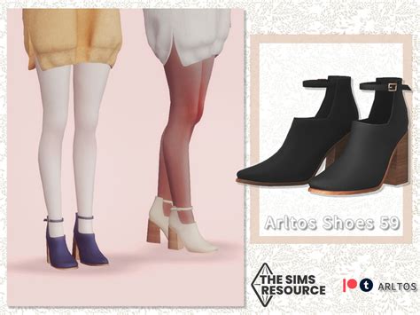 The Sims Resource Geometric Ankle Boots 59