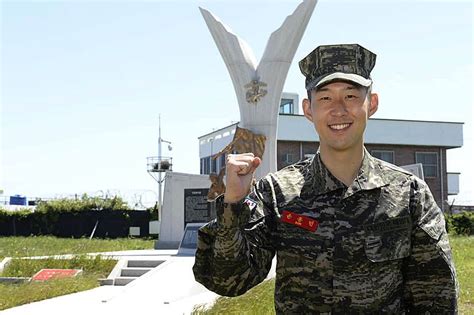 Military Man Son Heung Min Completes Basic Training Will Return To London In A Week