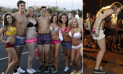 Thousands Of College Babes Flash The Flesh And Donate Kg Of Clothing To Charity For