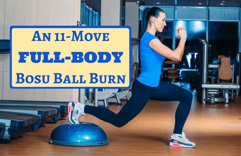 A Full Body Abs Burning Bosu Ball Workout For Beginners Sparkpeople