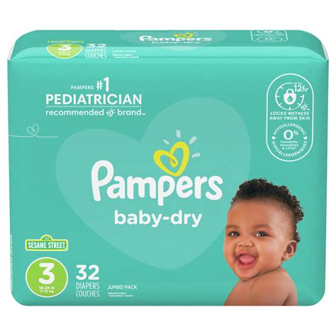 Save On Pampers Baby Dry Size 3 Diapers 16 28 Lbs Order Online Delivery