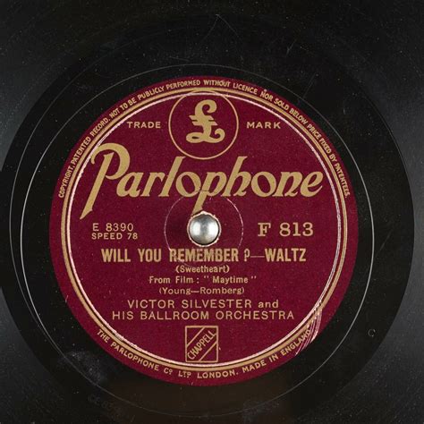 Will You Remember Sweetheart Victor Silvester And His Ballroom Orchestra Free Download
