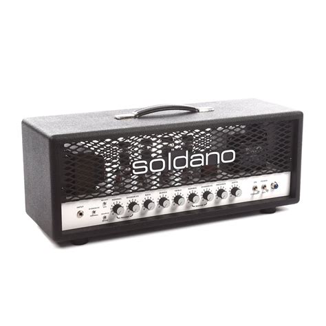 Soldano Super Lead Overdrive W Head White Control Panel Black Tolex