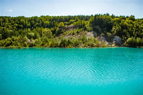 Beautiful Landscape A Mountain Lake With Unusual Turquoise Water