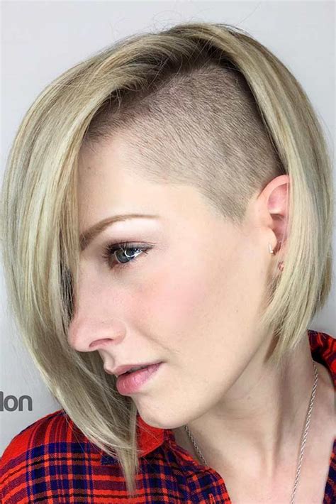 Half Shaved Hairstyles 20 Shaved Hairstyles For Women Half Shaved