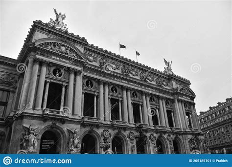 The Opera House Paris Stock Image Image Of Tourist 205185101