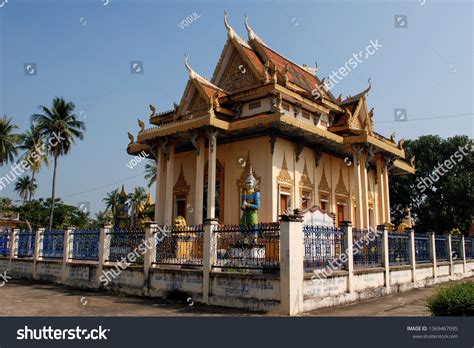 12062013 Battambang Cambodia One Buddhist Temples Stock Photo