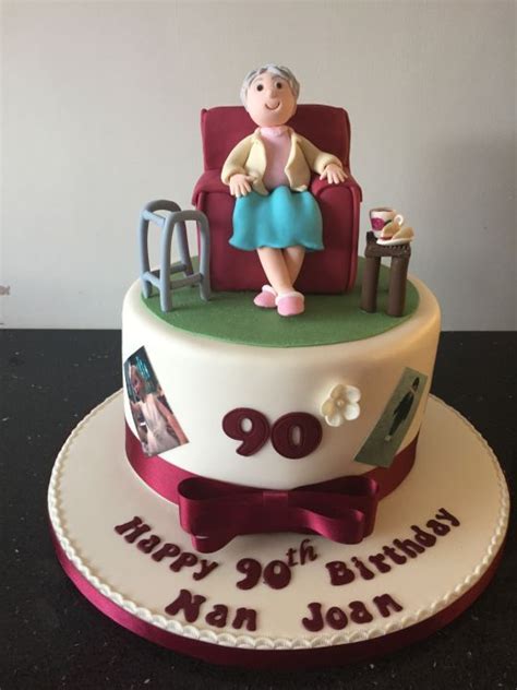90th Birthday Cake 90th Birthday Cakes Grandmother Birthday Cake 80