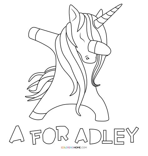 A For Adley Coloring Pages Coloring Home
