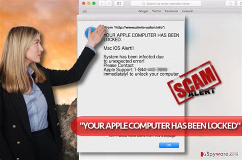 Remove Your Apple Computer Has Been Locked Tech Support Scam Virus