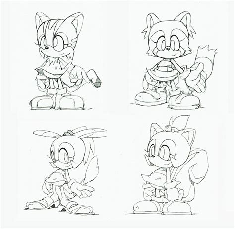 Sonic Advance 2 Cream The Rabbit Concept Artwork Videogameart