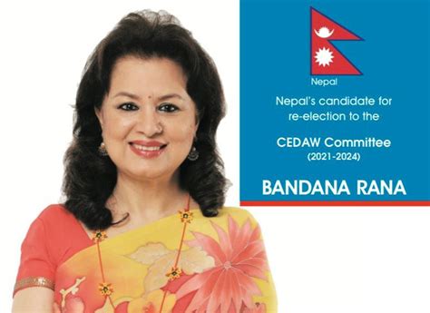 bandana rana re elected to the cedaw nepal s success new spotlight magazine