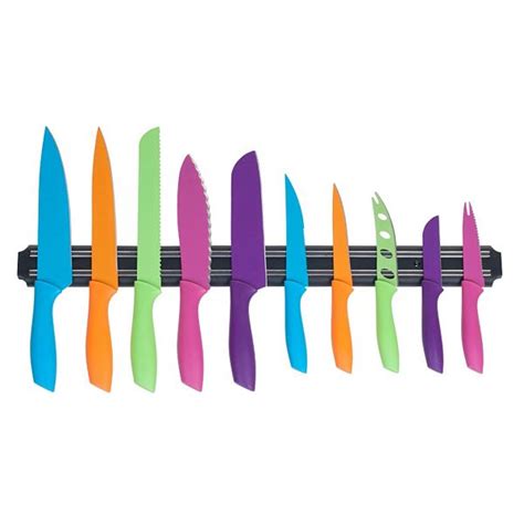 Classic Cuisine 10 Pc Knife Set With Magnetic Strip