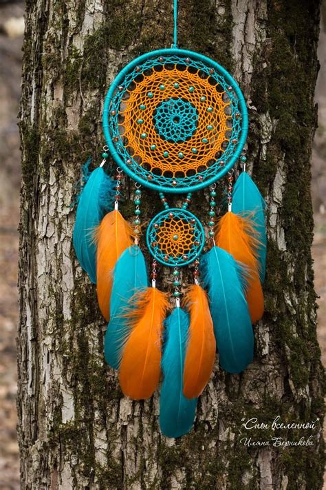 Bright color dream catcher wall decor. Medium Dreamcatcher in green-turquoise color with the addition | Etsy in 2020 | Boho nursery ...