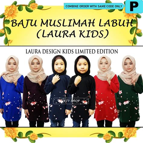5 talking point gpk hem pada perhimpunan hari pertama persekolahan. BAJU MUSLIMAH T-SHIRT LABUH MURAH (LAURA KIDS) | Shopee ...