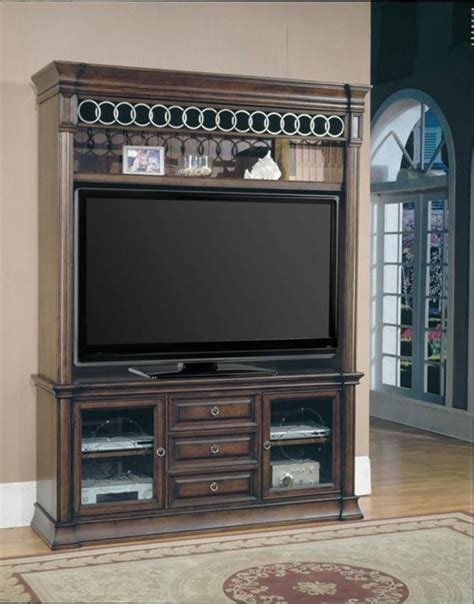 Park Place 60 Inch Tv Entertainment Center In Brown Finish By Parker