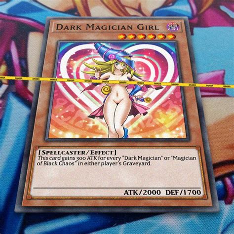 Dark Magician Girl 6 Orica Fanmade Yugioh Card Common Etsy