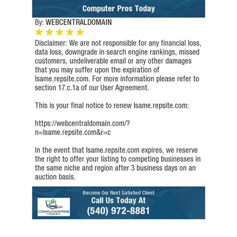 Disclaimer We Are Not Responsible For Any Financial Loss Data Loss