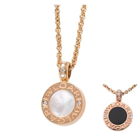 .replica bulgari necklace or a replica bulgari pendant, we can provide you with trendy bulgari jewelry replica je options that are guaranteed to please! Bvlgari Bvlgari 18KRG Pendant Chain with Pave Diamonds and ...