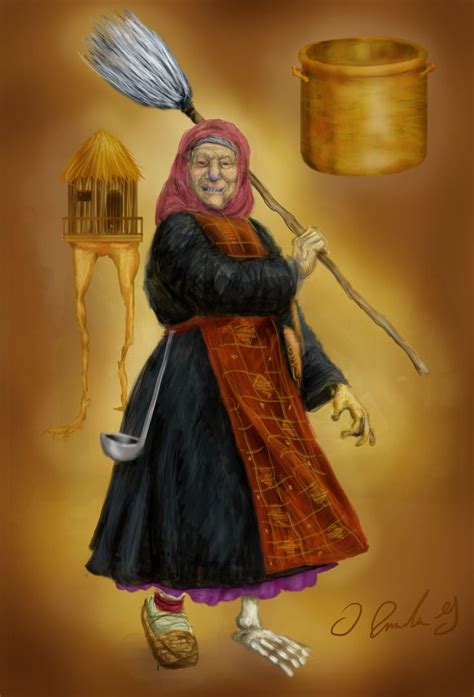 Baba Yaga Baba Yaga Slavic Goddess Art
