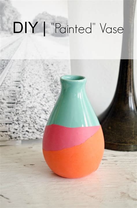 Diy Painted Vase A Little Craft In Your Day