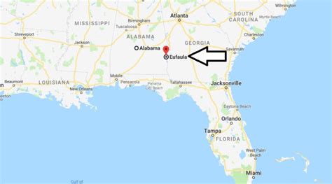 Where Is Eufaula Alabama What County Is Eufaula Eufaula Map Located