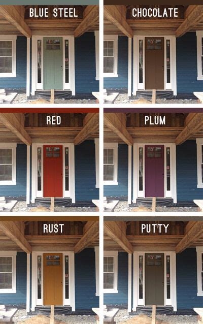 Front Door Color Ideas For Blue House House Stories